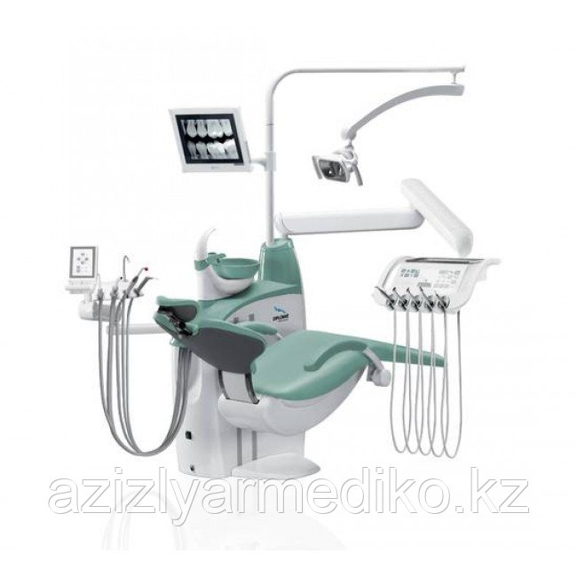 Стоматологическая установка DIPLOMAT ADEPT DA 370 (в комплекте с 8 инструментами, верхняя подача), фото 1