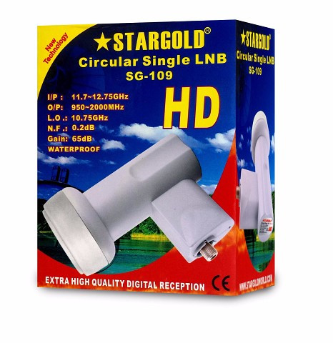 Stargold SG-109 Circular LNB спутниктік түрлендіргіші - фото 1 - id-p102657475