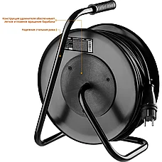 Удлинитель на катушке RX 315, 50 м, 3700 Вт, 4 гнезда, IP44, КГ 3х1,5 кв мм, STAYER, фото 3
