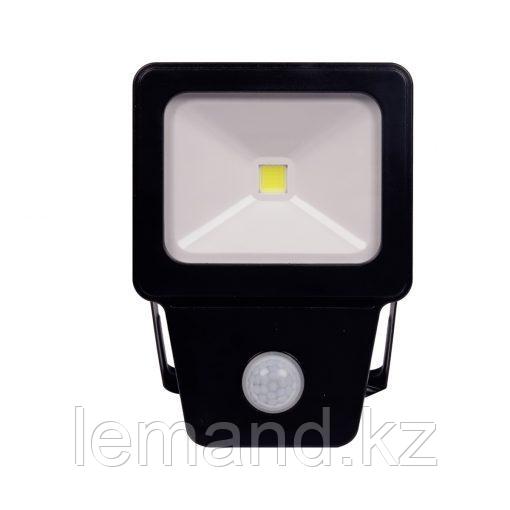 Прожектор LED COB SENSOR 20W BLACK 6000K - фото 2 - id-p102669544