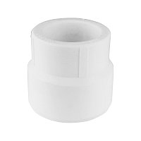 Переход, Материал: Полиэтилен, Диаметр1(мм): 75, Диаметр2(дюйм): 2"1/2В, Соединение: Резьбовое