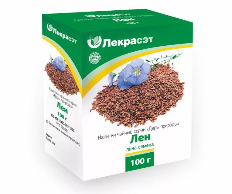 Лен, семена, 100 г