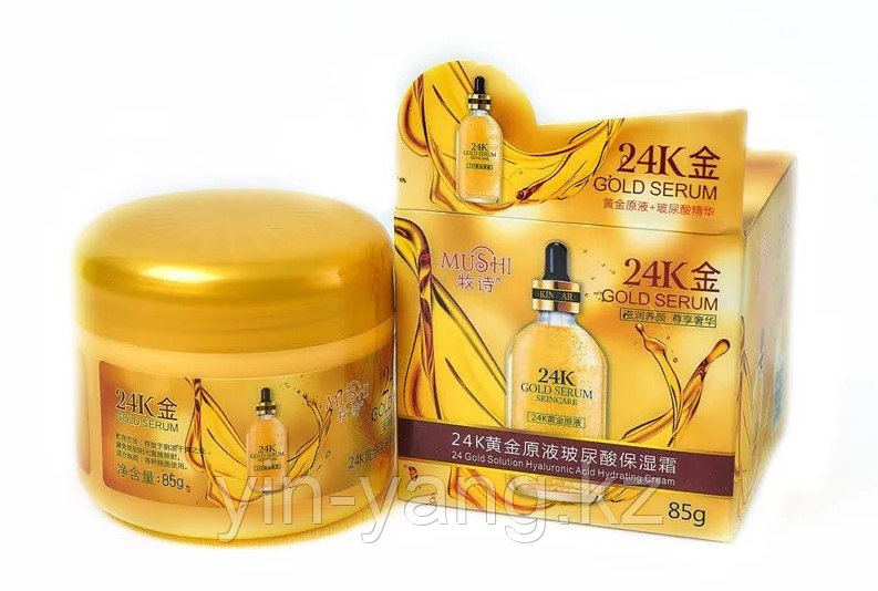 Крем - сыворотка для лица 24К Gold Serum (MUSHI), 85гр - фото 1 - id-p92090346