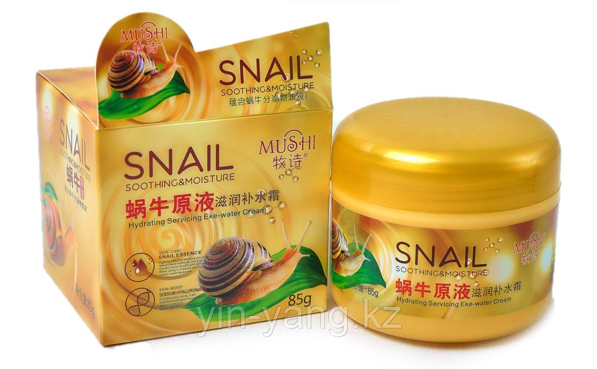 Подтягивающий крем с муцином улитки Snail (MUSHI), 85 г