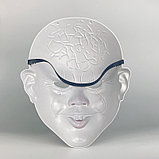 Карнавальная маска Клоун Пеннивайз, пластиковая, фото 3