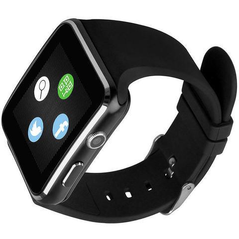 Умные часы Smart Watch с SIM-картой и камерой X6 (Серебряный) - фото 7 - id-p102677965