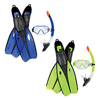 Набор для плавания Bestway 25022 в упаковке: маска, трубка, ласты