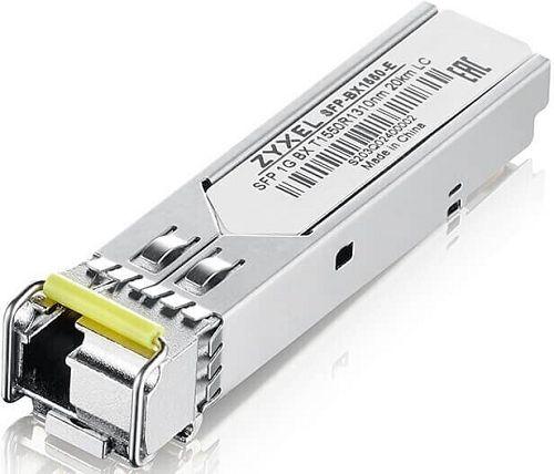 Zyxel SFP-BX1550-E-ZZBD01F SFP-трансивер SFP-BX1550-E, WDM, single mode, SFP, LC, Tx1550/Rx1310, 20 км - фото 1 - id-p102680493