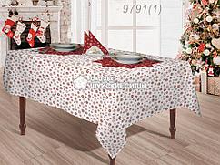 Скатерть ДОМОСФЕРА Рогожка 145*145 и  6 салфеток (9791-1)