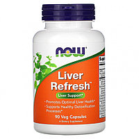 БАД Liver Refresh, 90 вегетарианских капсул Now Foods