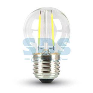 Ретро-лампа Filament G45 E27, 2W, 230 В, теплый белый 3000 K