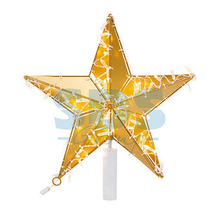 Светодиодная фигура «Звезда» 50 см, 80 светодиодов, с трубой и подвесом, цвет свечения теплый белый NEON-NIGHT