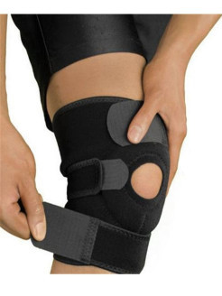 Бандаж для коленного сустава с фиксатором коленной чашечки и регулируемым  размером, фото 1