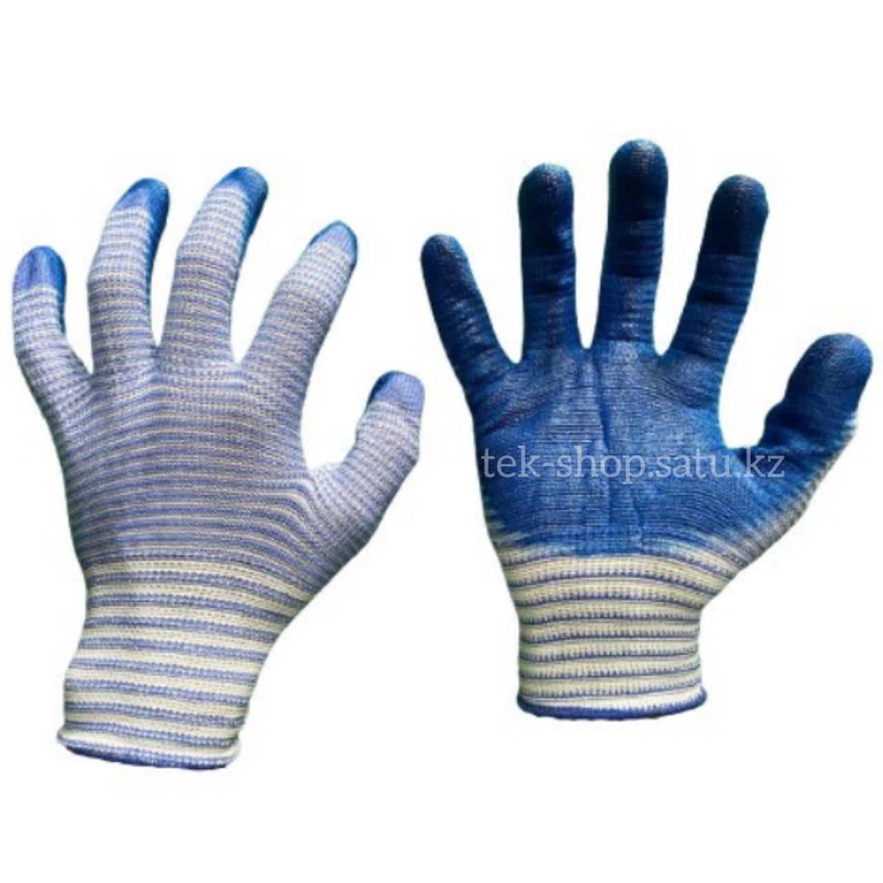 Перчатки рабочие Матроска синие - фото 1 - id-p42314334