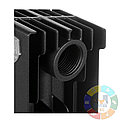 Биметаллический радиатор PIANOFORTE 500/100 (ЧЕРНЫЙ) Noir Sable Royal Thermo, фото 2