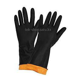 Перчатки латексные хозяйственные (резиновые)