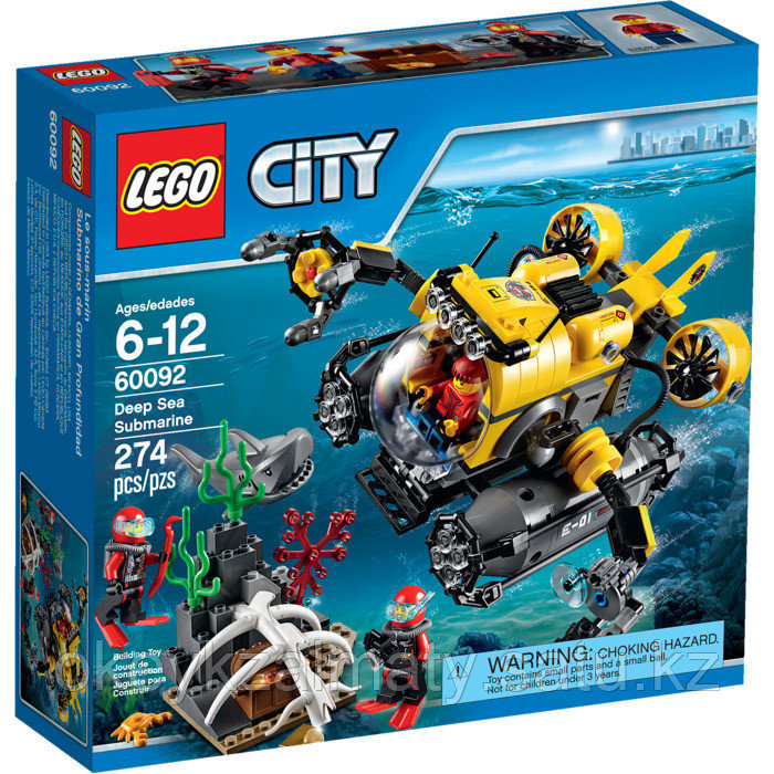 LEGO City: Глубоководная подводная лодка 60092