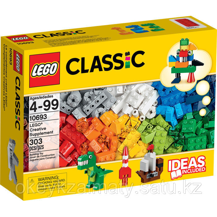 LEGO Classic: Дополнение к набору для творчества – яркие цвета 10693