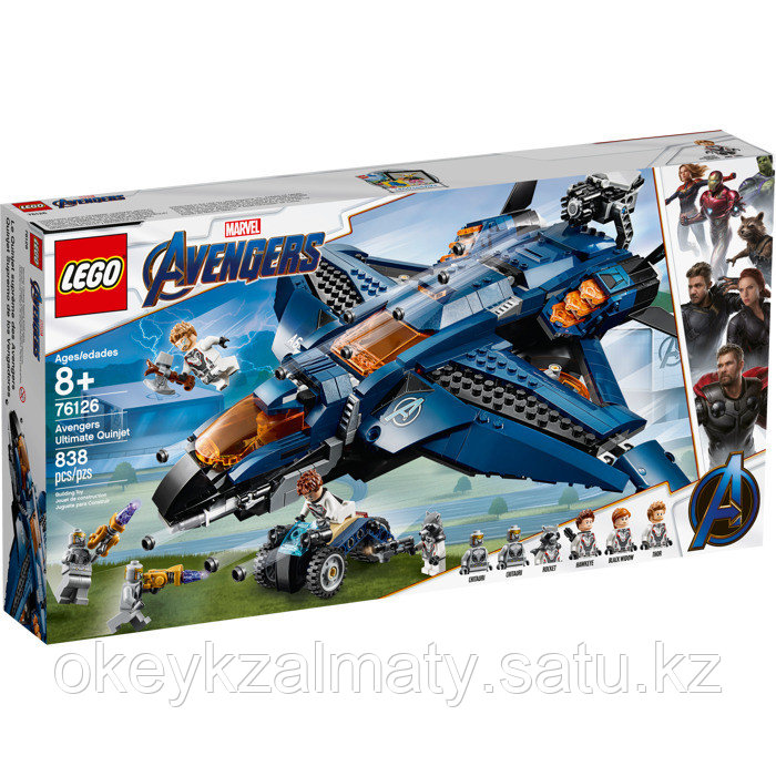 LEGO Super Heroes: Модернизированный квинджет Мстителей 76126