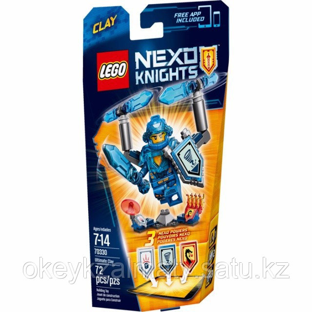 LEGO Nexo Knights: Клэй – Абсолютная сила 70330