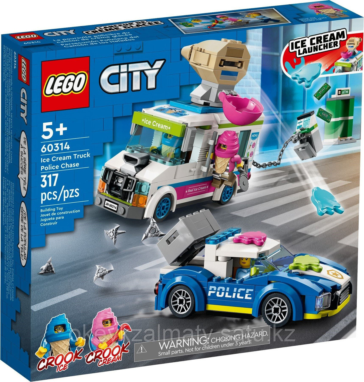 LEGO City: Погоня полиции за грузовиком с мороженым 60314