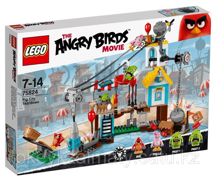 LEGO Angry Birds: Разгром Свинограда 75824