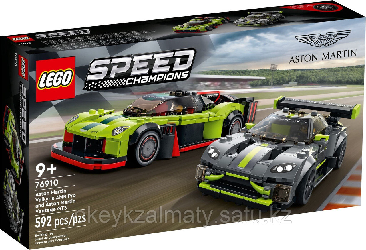 LEGO Speed Champions: Aston Martin Valkyrie AMR Pro и Aston Martin Vantage GT3 76910