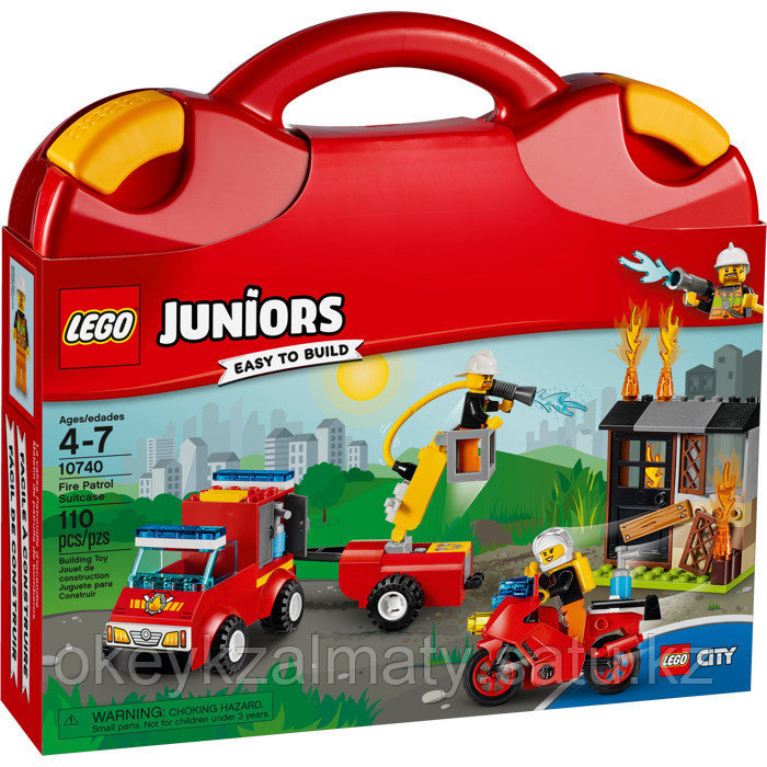 LEGO Juniors: Чемоданчик Пожарная команда 10740
