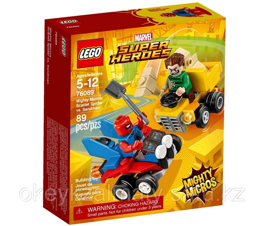 LEGO Super Heroes: Mighty Micros: Спайдер-Мэн против Песочного человека 76089