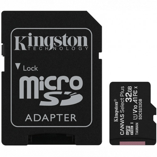 Kingston Canvas Select Plus + adapter флеш (flash) карты (SDCS2/32GB) - фото 1 - id-p72594470