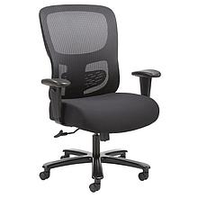 Кресло BN_U_EChair-582 TС сетка/ткань черный, металл черный