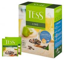 Чай Tess Lime зеленый цедра цитрусовых 100пак. карт/уп. (0920-09)