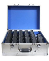 Металлический кейс для подзарядки мультимедийных аудиогидов «C7», на 22 слота