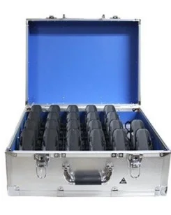 Металлический кейс для подзарядки мультимедийных аудиогидов «C7», на 22 слота