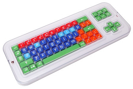 Клавиатура Clevy с большими кнопками (разделяющая клавиши накладка приобретается отдельно)