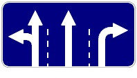 Дорожный знак 5.15.1, 5.15.7-8, 700Х1400 мм (Коммерческая пленка, тип А)