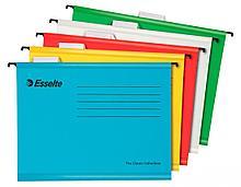 Папка подвесная Esselte Standart 93042 A4 картон ассорти (упак.:10шт)