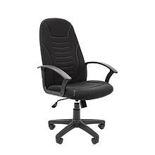 Кресло VT_EChair-640 TС ткань черная, пластик