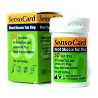 Тест-полоски для глюкометра «SensoCard Plus» 50 шт.