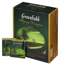Чай Greenfield Flying Dragon зеленый 100пак. карт/уп. (0585-09)