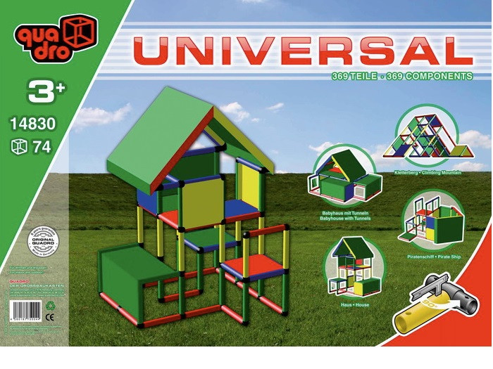 Конструктор QUADRO Universal 11 (369 дет.)