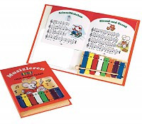 Металлофон книжка 8 разноцветных нот, фото 1