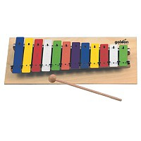 Металлофон 12 разноцветных нот, фото 1