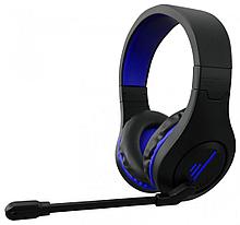 Наушники с микрофоном Оклик GMNG HS-L325G Blue черный/синий 2.2м мониторные оголовье (1533545)