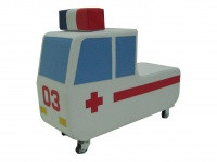 Машинка «Скорая помощь» с мигалкой, фото 1