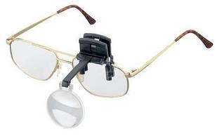 Лупа-клип монокуляр с креплением на очки laboCLIP, диам. 40 мм, 7.0х