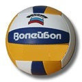 Мяч волейбольный 18-дольный натур. кожа (260-280 г) 1сорт