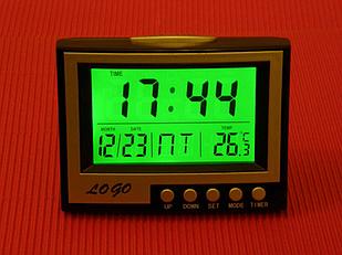 Говрящий будильник KS-352-3 с термометром