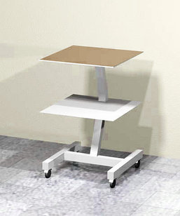 Передвижной столик с 2 полками