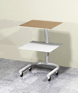 Передвижной столик с 2 полками